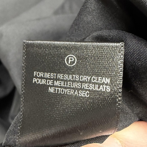 Halston Wrap Dress Womens 14 Black Palm Leaf Kimono Short Belted Pockets - Picture 8 of 9